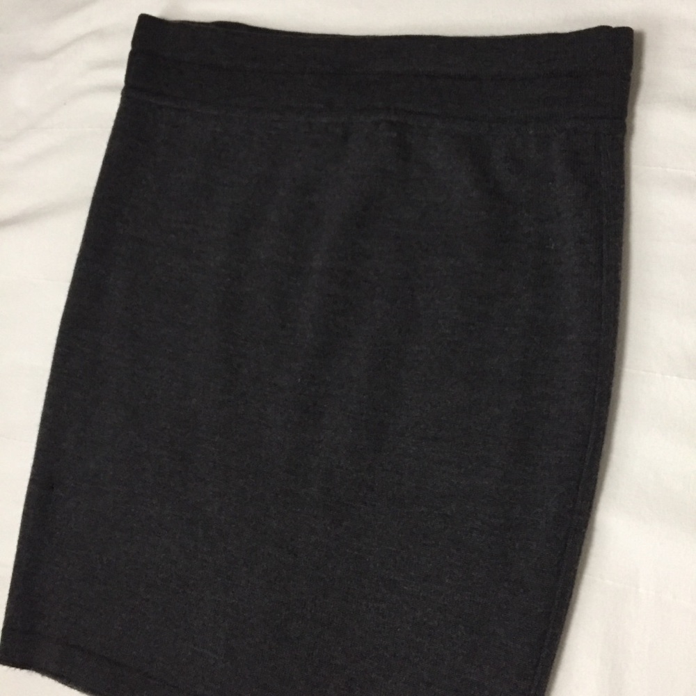 Escada Margaretha Ley 34/M Gray Knit Pencil Skirt